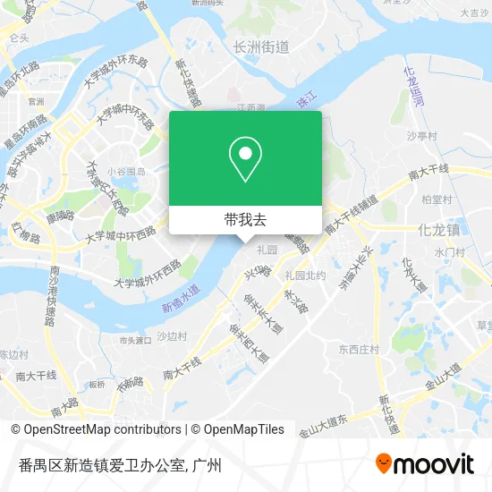 番禺区新造镇爱卫办公室地图