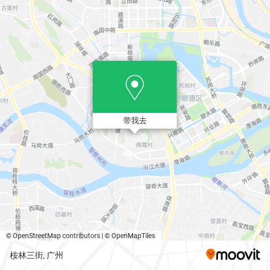 桉林三街地图