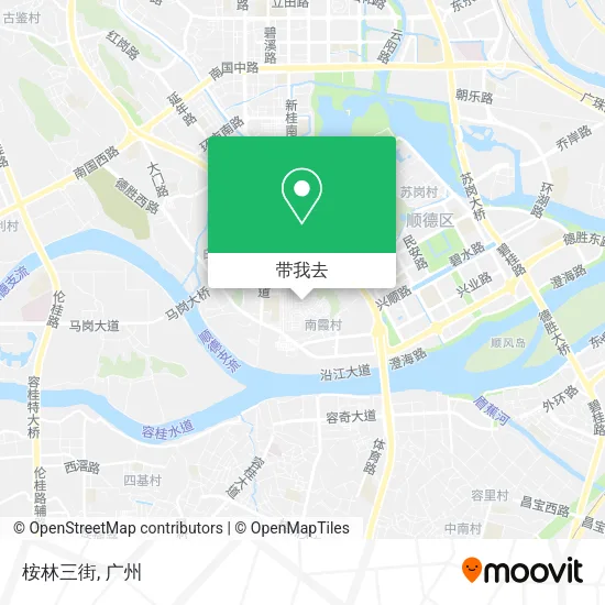 桉林三街地图