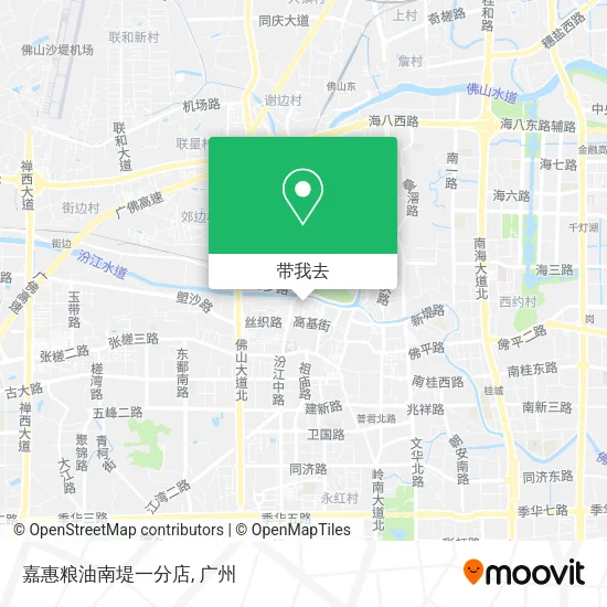 嘉惠粮油南堤一分店地图