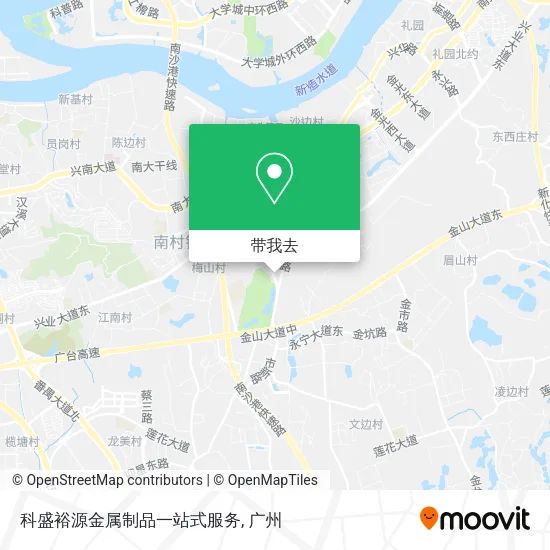 科盛裕源金属制品一站式服务地图