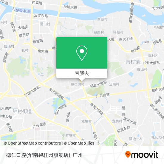德仁口腔(华南碧桂园旗舰店)地图