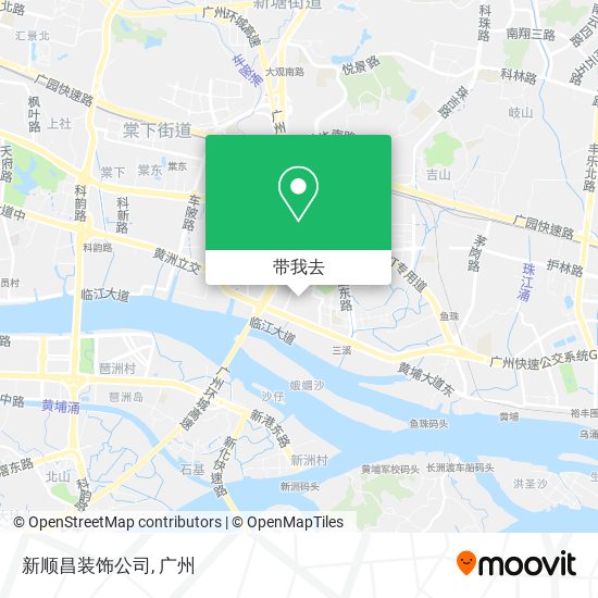 新顺昌装饰公司地图