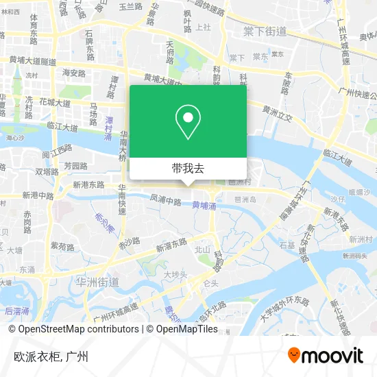 欧派衣柜地图