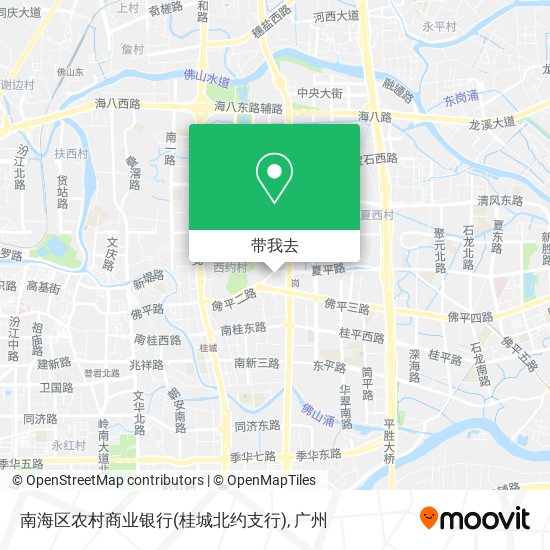 南海区农村商业银行(桂城北约支行)地图