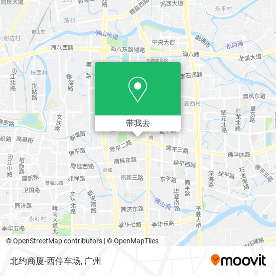 北约商厦-西停车场地图