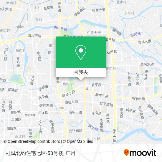 桂城北约住宅七区-53号楼地图