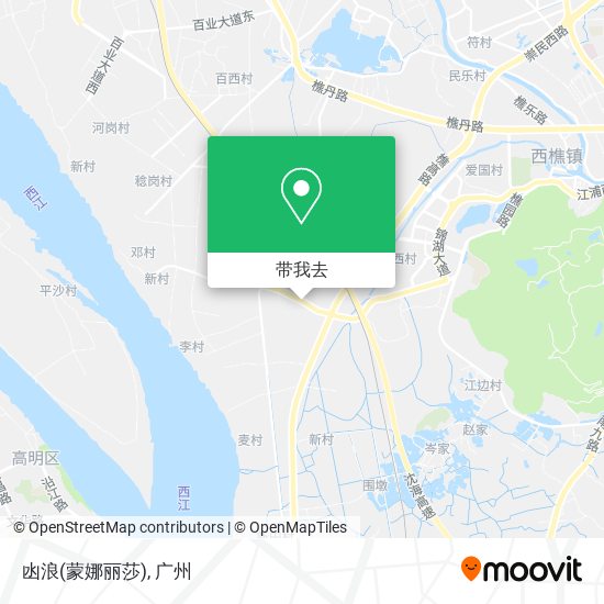 凼浪(蒙娜丽莎)地图