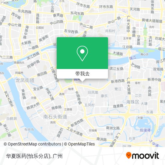 华夏医药(怡乐分店)地图