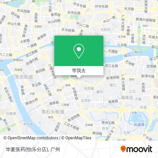 华夏医药(怡乐分店)地图