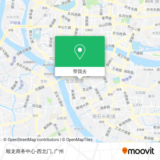 顺龙商务中心-西北门地图