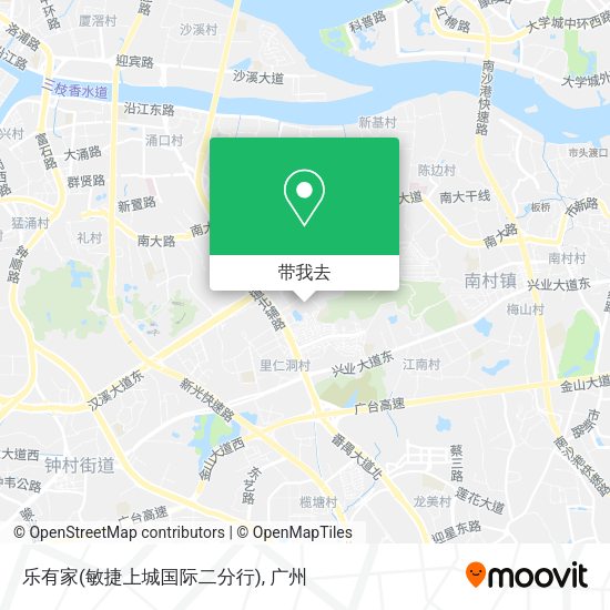 乐有家(敏捷上城国际二分行)地图