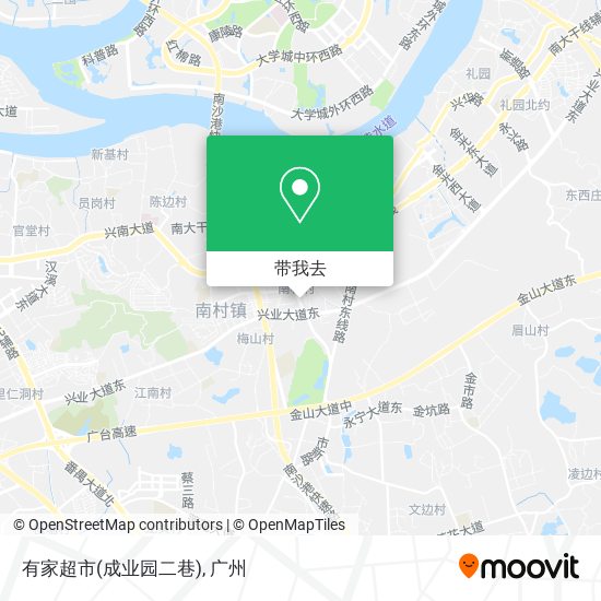 有家超市(成业园二巷)地图