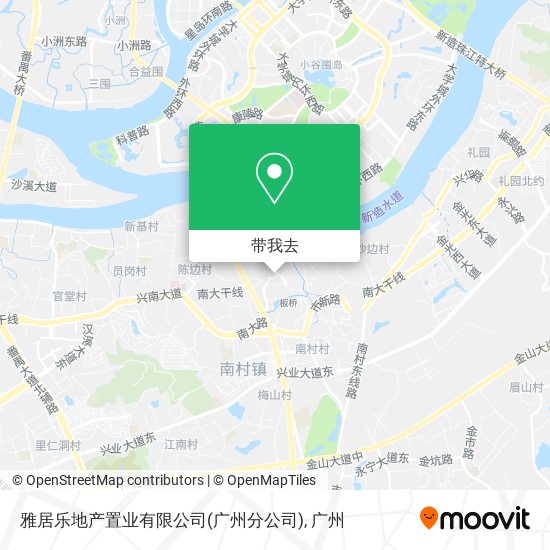 雅居乐地产置业有限公司(广州分公司)地图