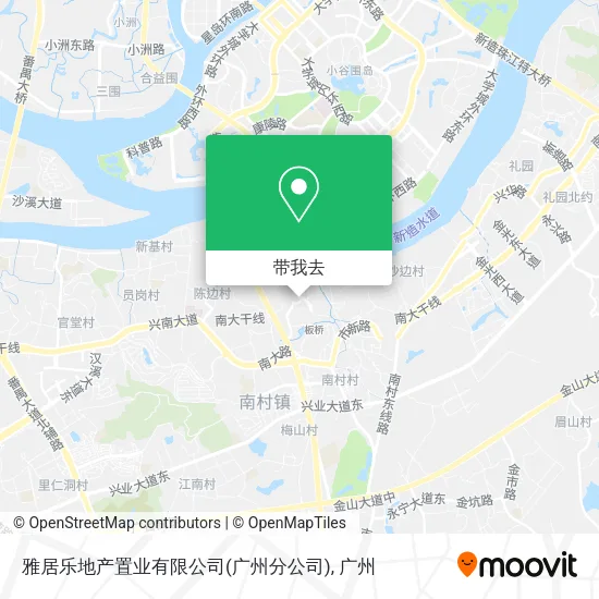 雅居乐地产置业有限公司(广州分公司)地图