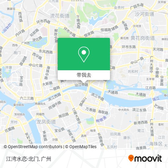 江湾水恋-北门地图