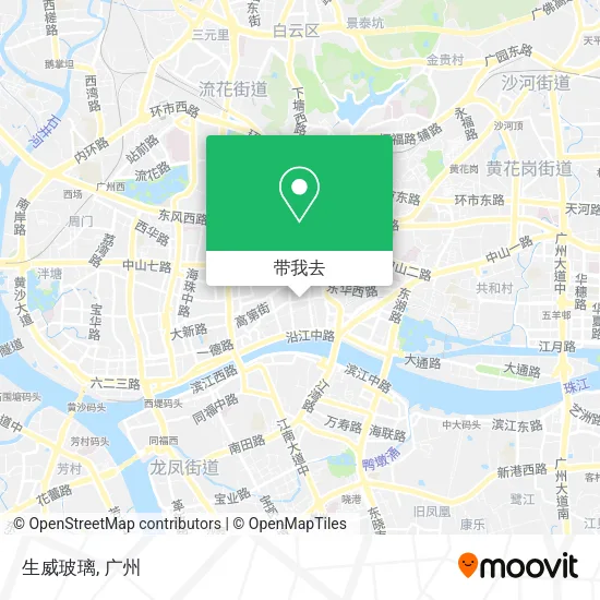 生威玻璃地图