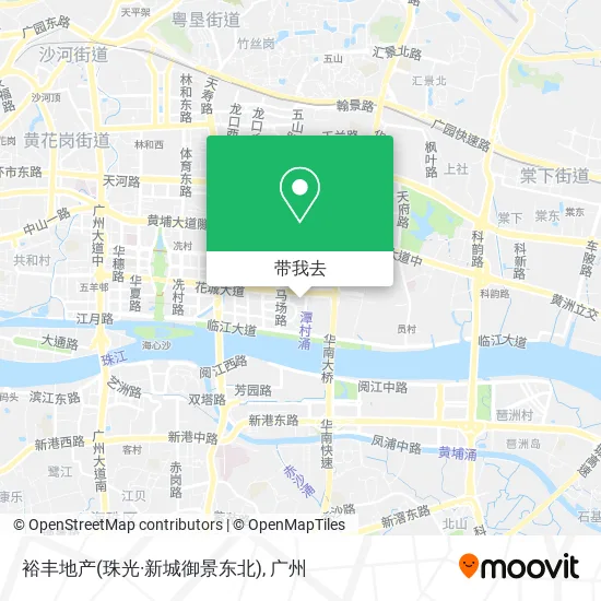 裕丰地产(珠光·新城御景东北)地图
