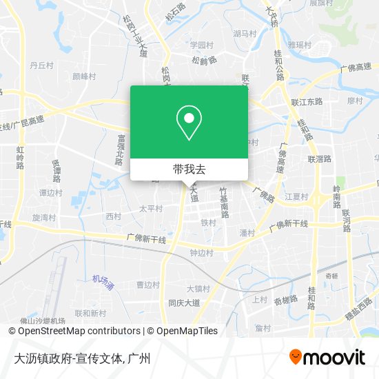 大沥镇政府-宣传文体地图
