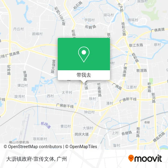 大沥镇政府-宣传文体地图