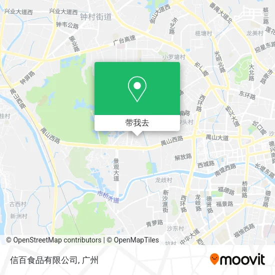 信百食品有限公司地图