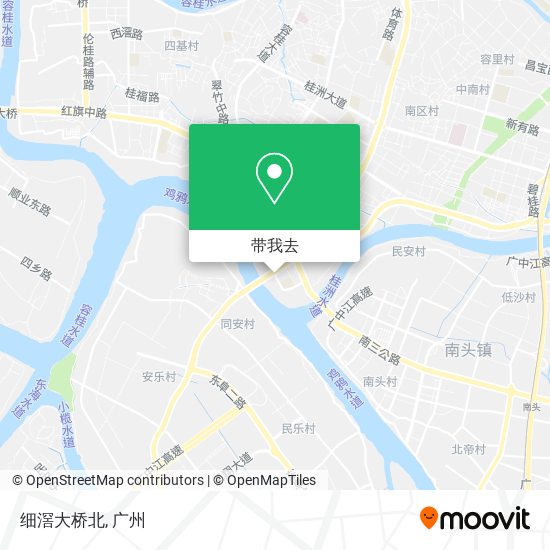 细滘大桥北地图