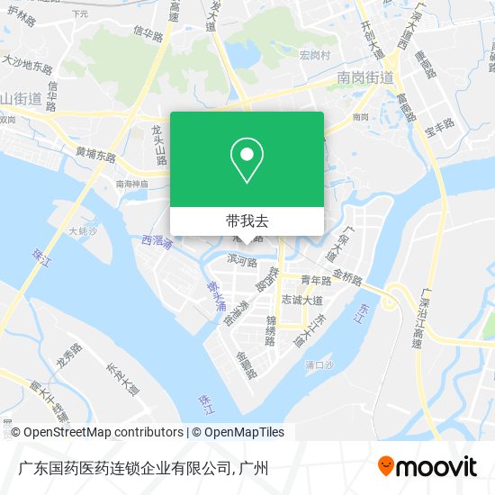 广东国药医药连锁企业有限公司地图