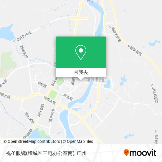 视圣眼镜(增城区三电办公室南)地图