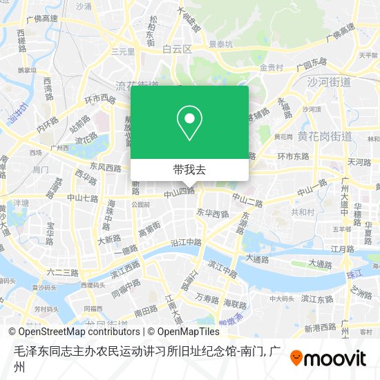 毛泽东同志主办农民运动讲习所旧址纪念馆-南门地图