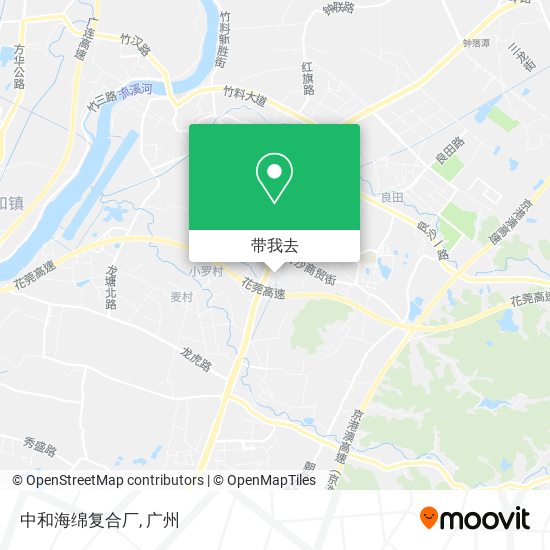 中和海绵复合厂地图