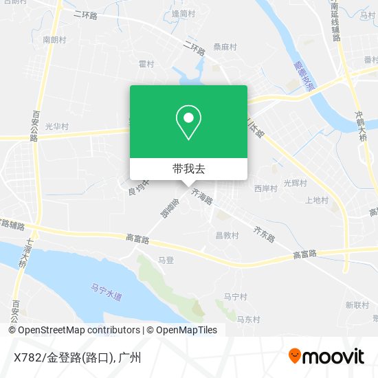 X782/金登路(路口)地图