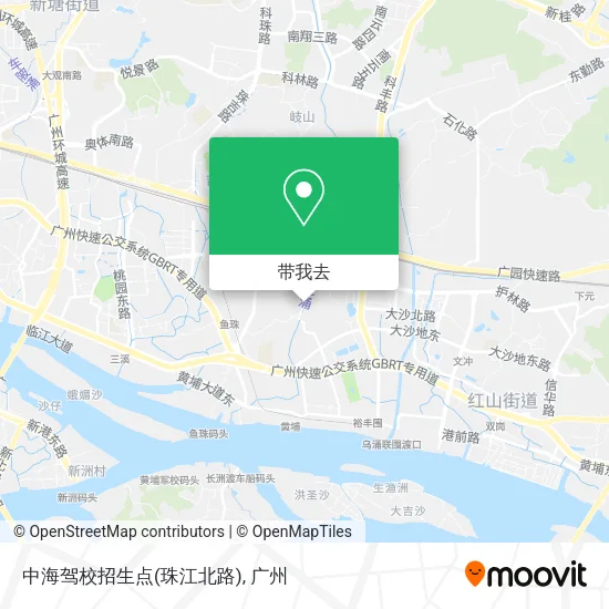 中海驾校招生点(珠江北路)地图
