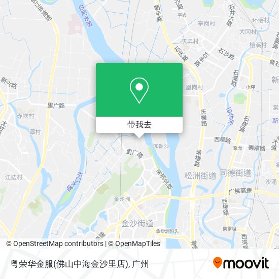 粤荣华金服(佛山中海金沙里店)地图