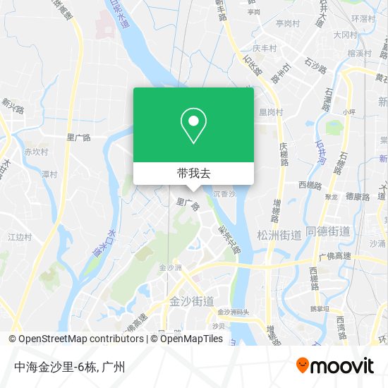 中海金沙里-6栋地图