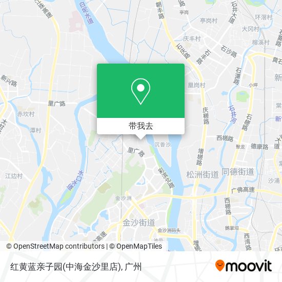 红黄蓝亲子园(中海金沙里店)地图