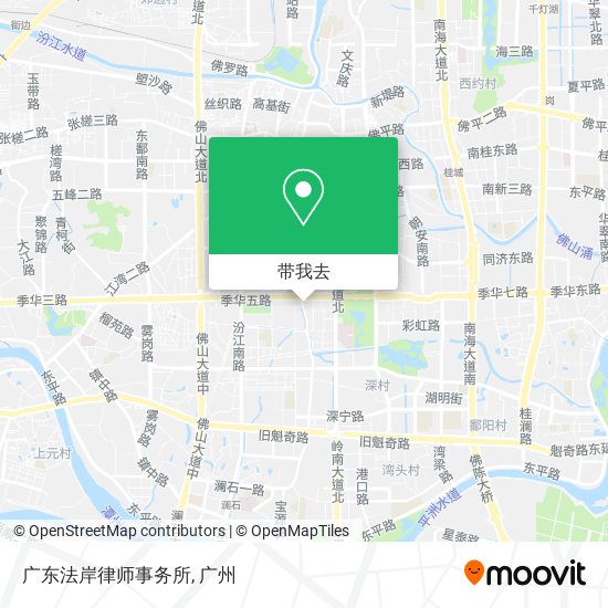 广东法岸律师事务所地图