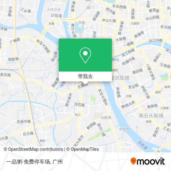 一品粥-免费停车场地图