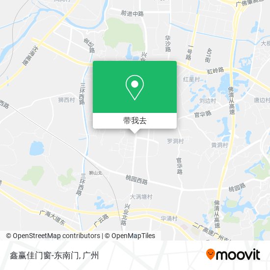 鑫赢佳门窗-东南门地图