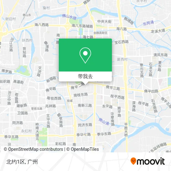北约1区地图