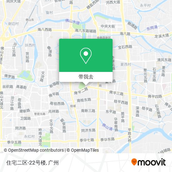 住宅二区-22号楼地图