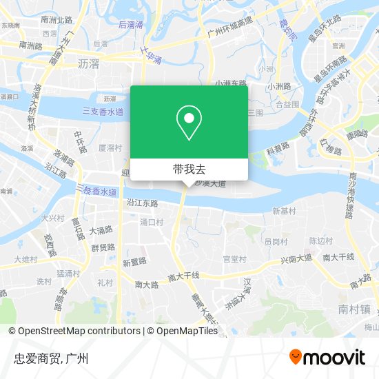 忠爱商贸地图