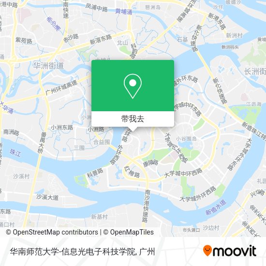 华南师范大学-信息光电子科技学院地图