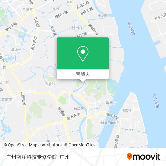 广州南洋科技专修学院地图