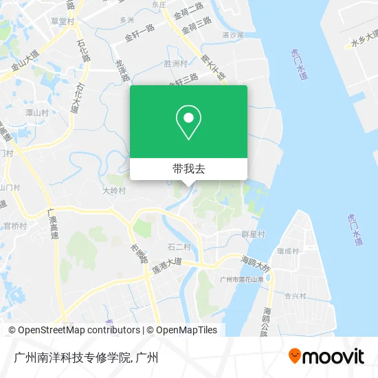 广州南洋科技专修学院地图