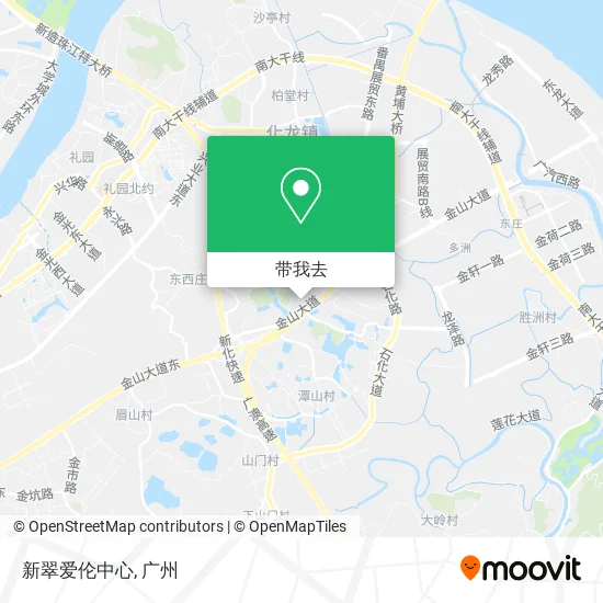 新翠爱伦中心地图