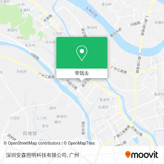 深圳安森照明科技有限公司地图