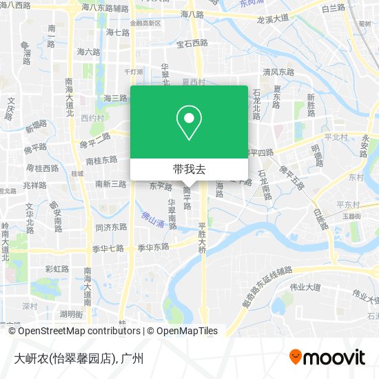 大岍农(怡翠馨园店)地图