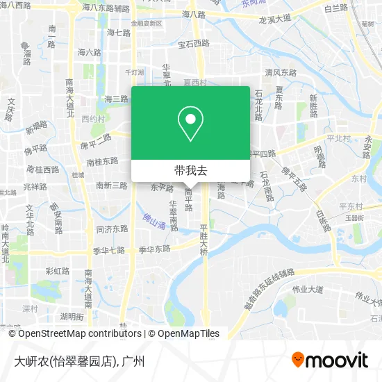 大岍农(怡翠馨园店)地图