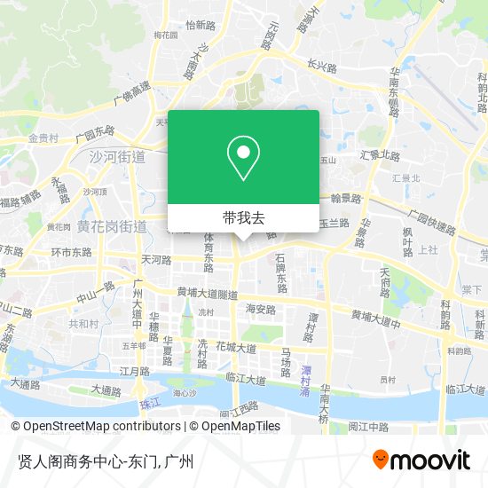 贤人阁商务中心-东门地图