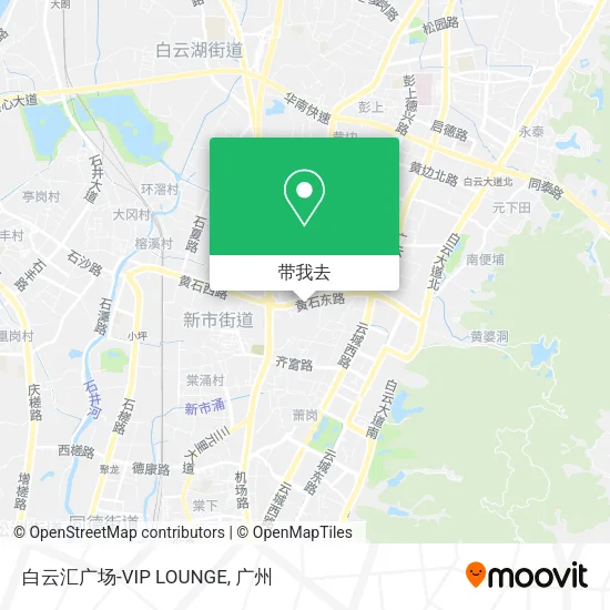白云汇广场-VIP LOUNGE地图